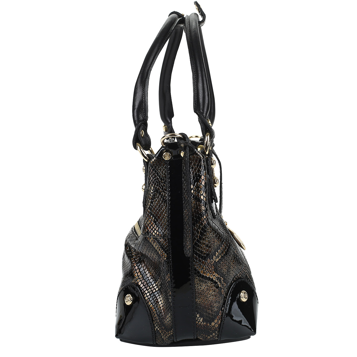 Сумка из лакированной кожи Marino Orlandi 