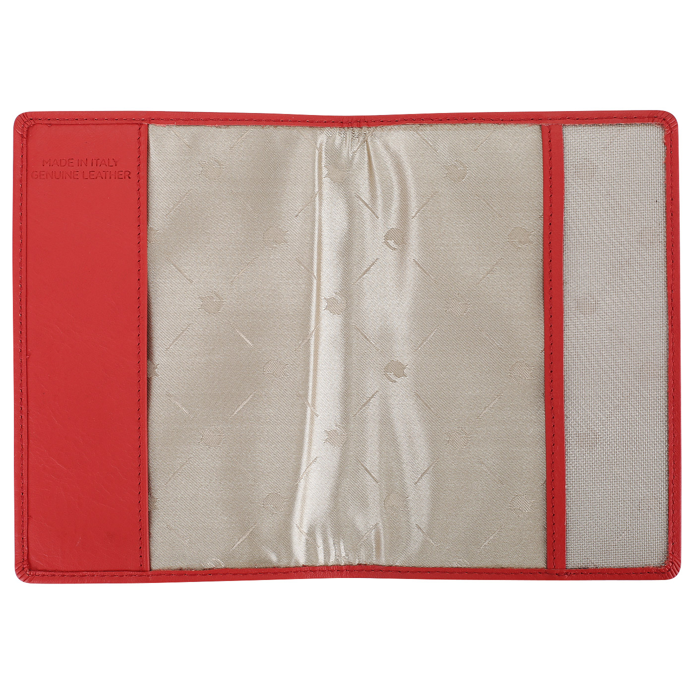 Обложка для паспорта из красной кожи Chatte Moon