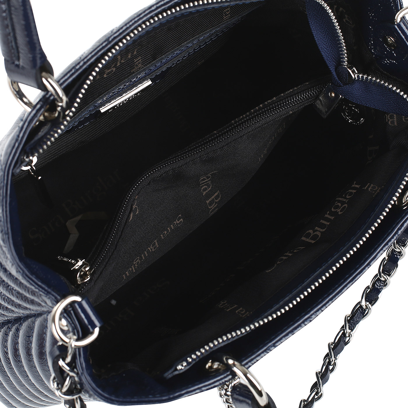 Сумка из стеганой кожи Sara Burglar Giola