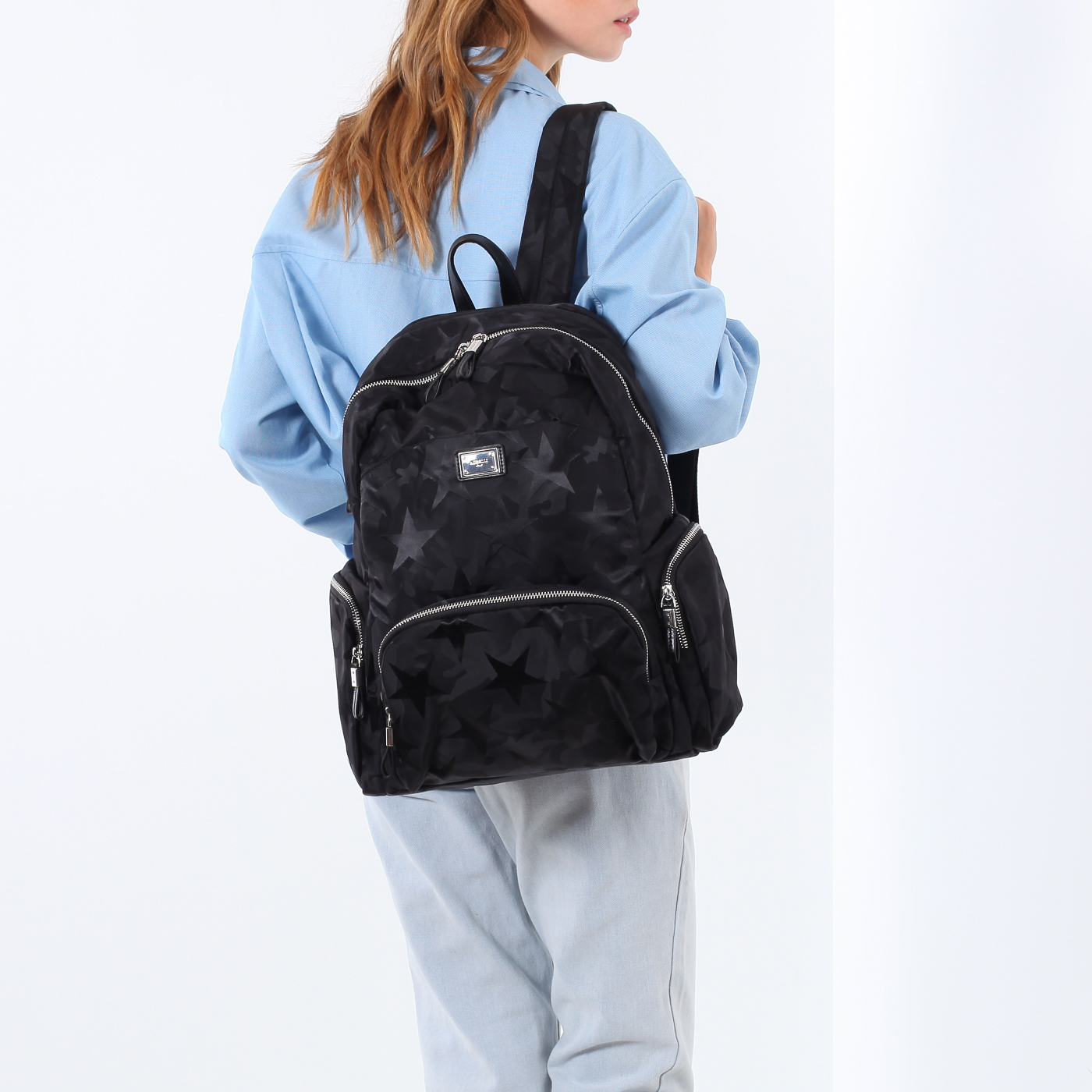 Рюкзак с внешними карманами Aurelli Nylon