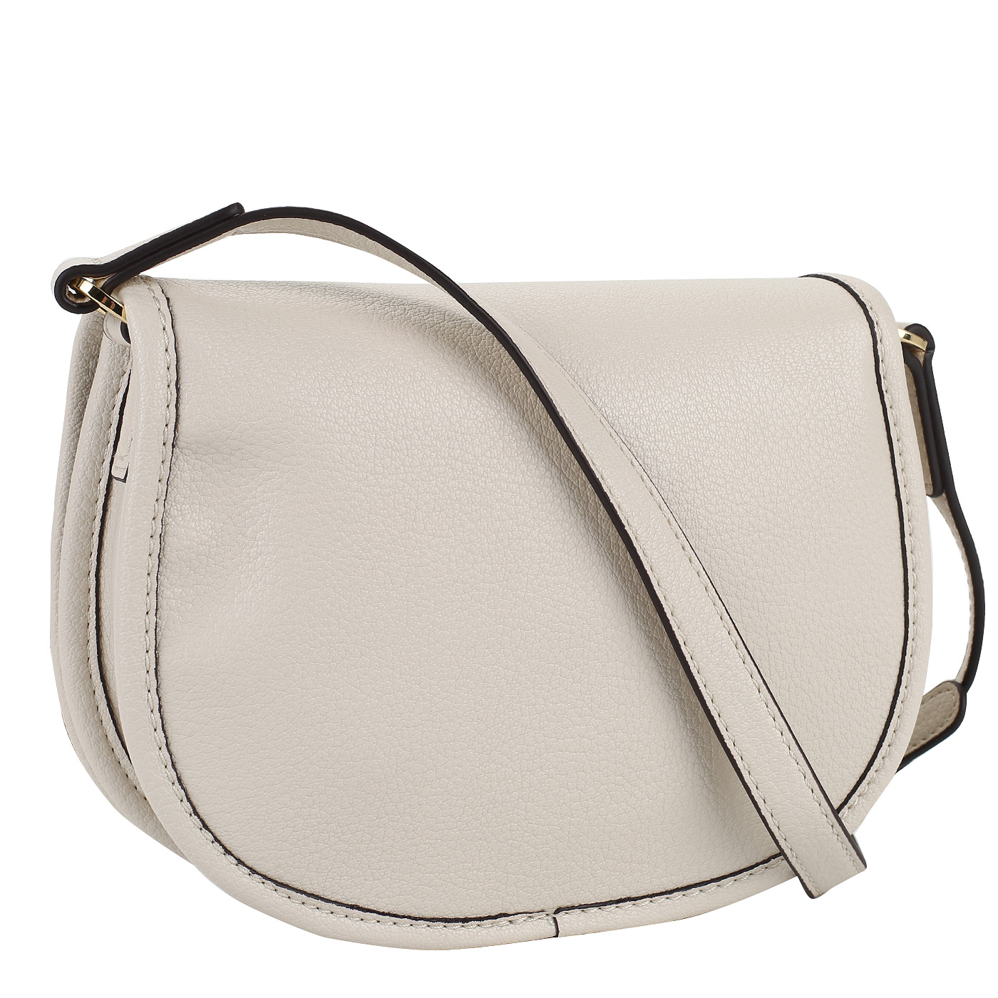 Сумочка-седло с откидным клапаном Love Moschino Lettering LM