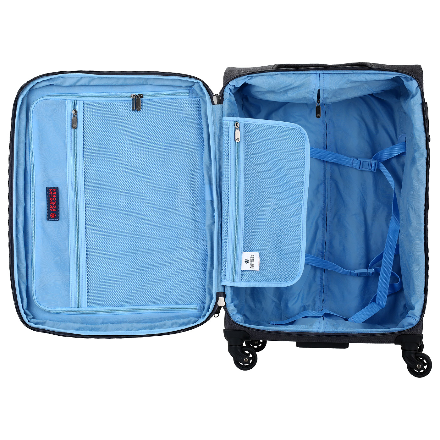 Чемодан средний M тканевый American Explorer Boone