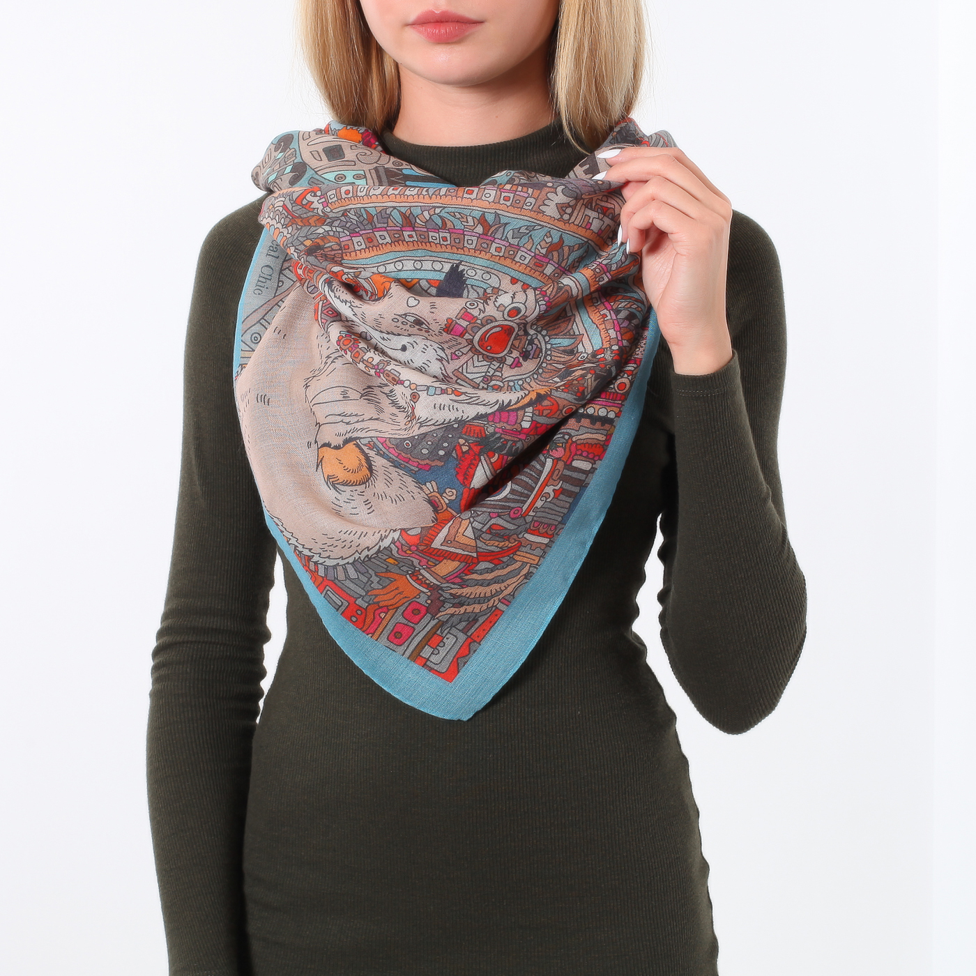 Платок Radical Chic Maya Calendar