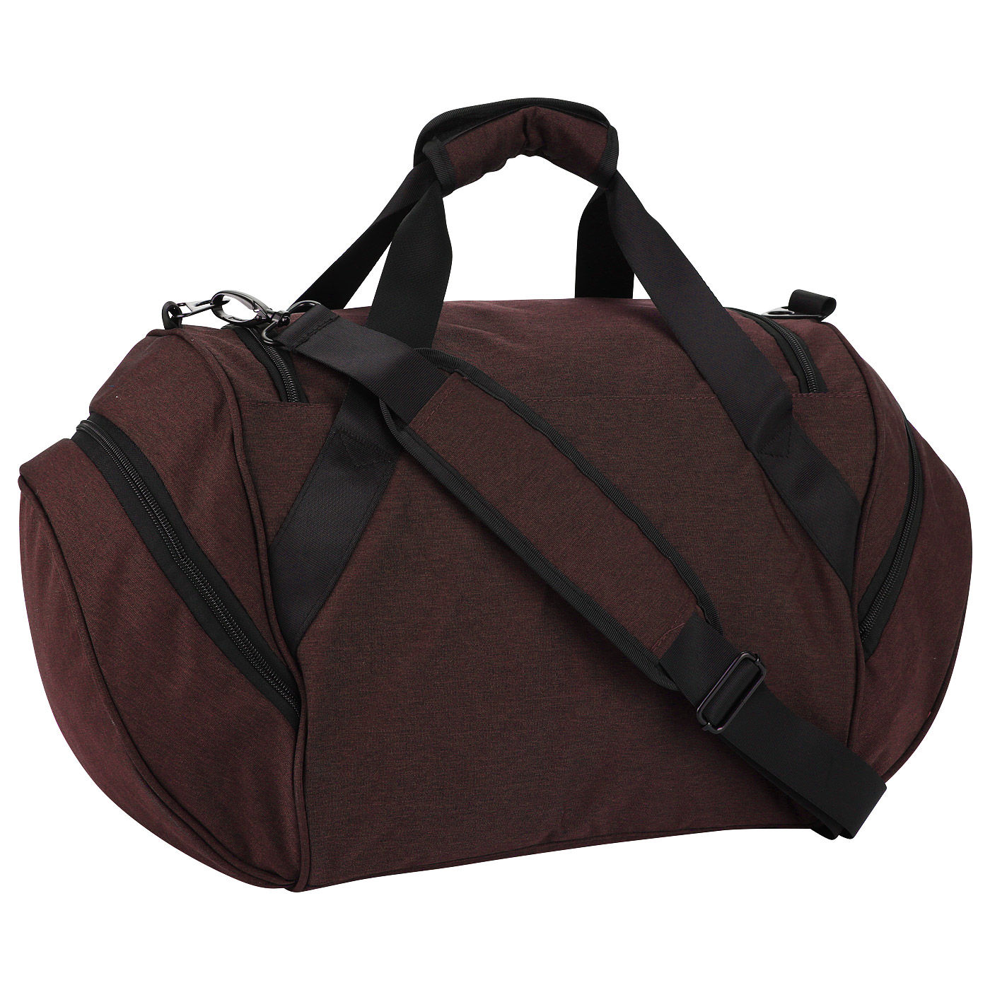 Дорожная сумка на двойной молнии Eberhart Dark Brown