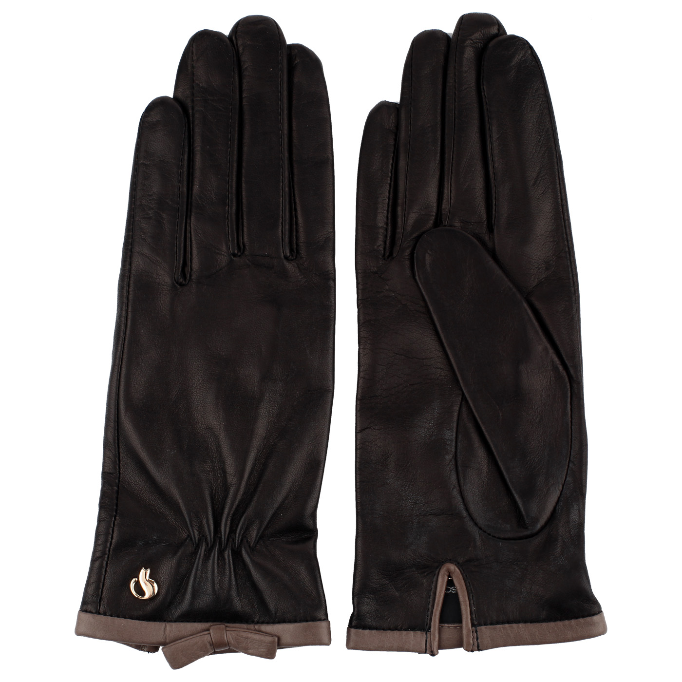 Перчатки из гладкой кожи Dal Dosso 