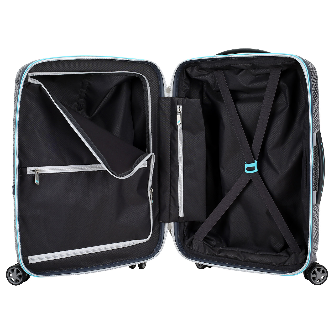 Чемодан для ручной клади из поликарбоната с кодовым замком Samsonite MixMesh