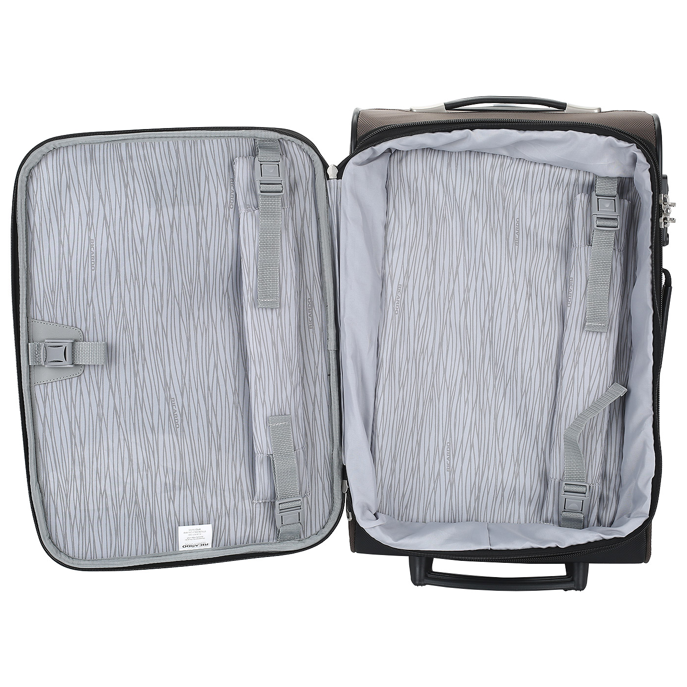 Чемодан маленький S тканевый с кодовым замком Ricardo Monterey 2.0