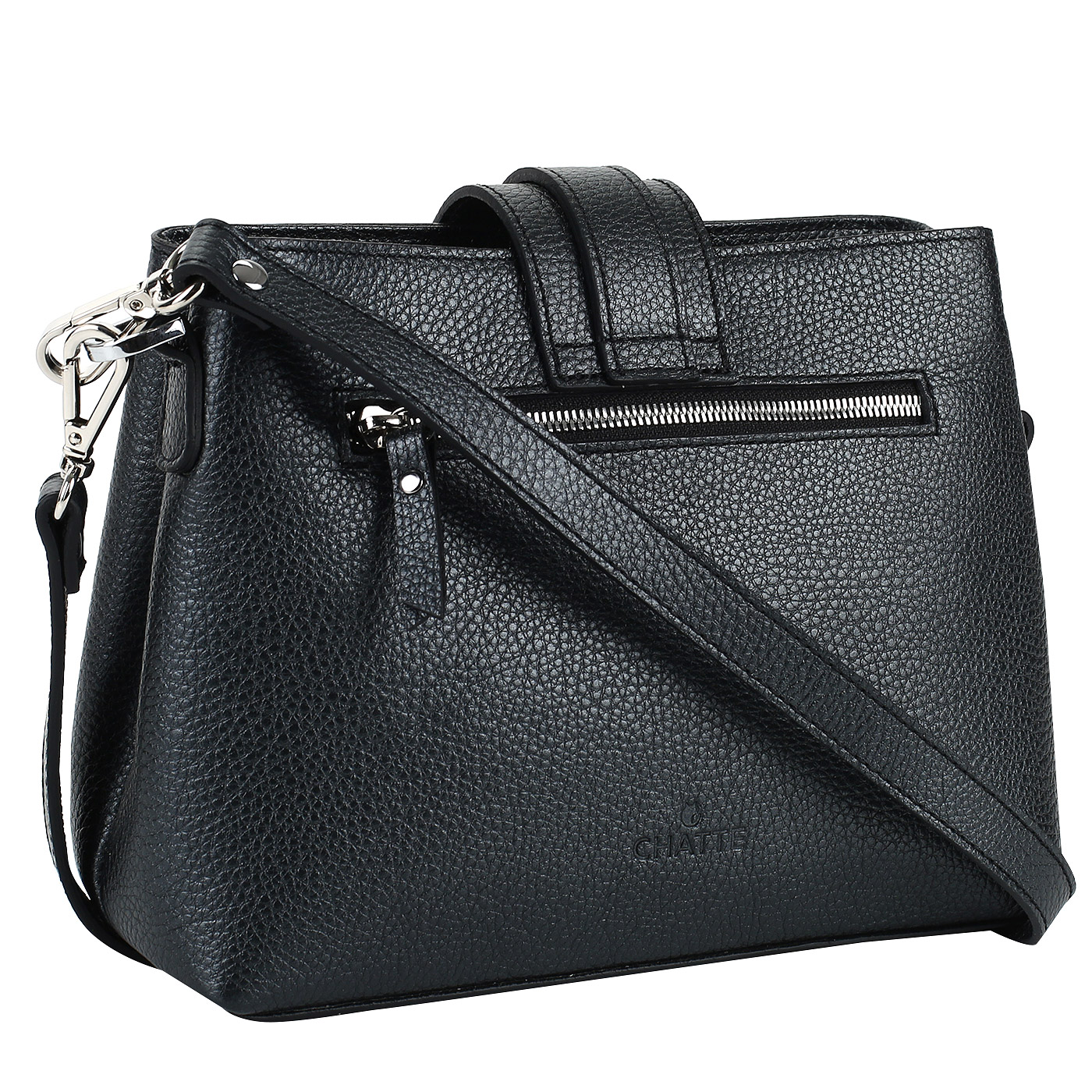 Компактная женская сумочка с двумя отделами Chatte 