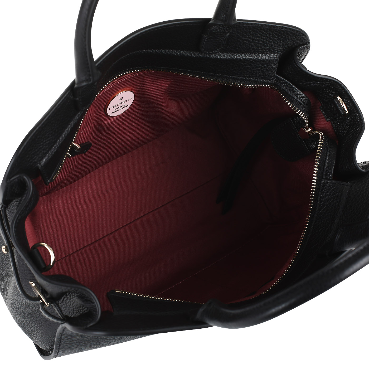 Сумка из зернистой кожи Coccinelle Ella