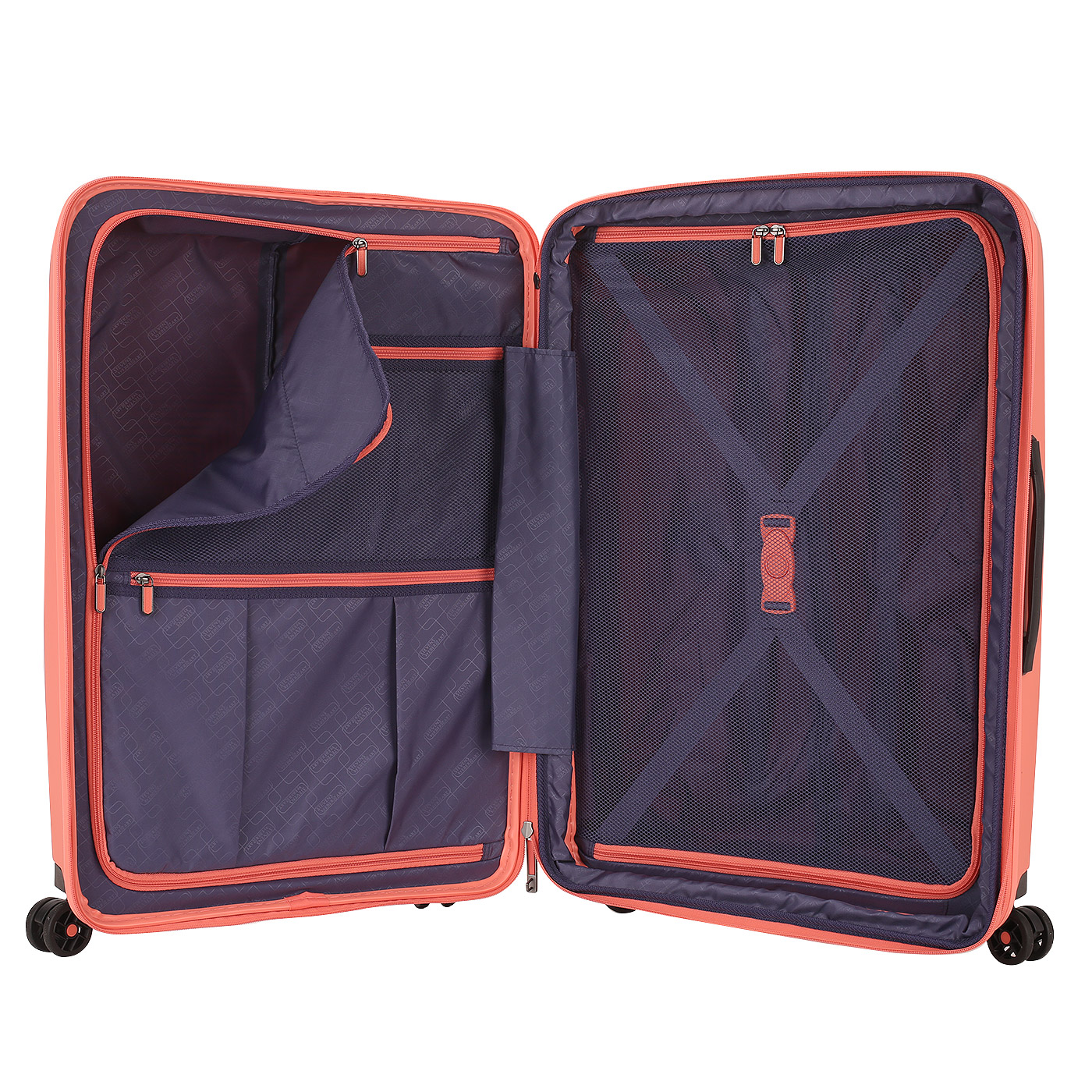 Чемодан большой L из полипропилена с кодовым замком Stevens Breeze