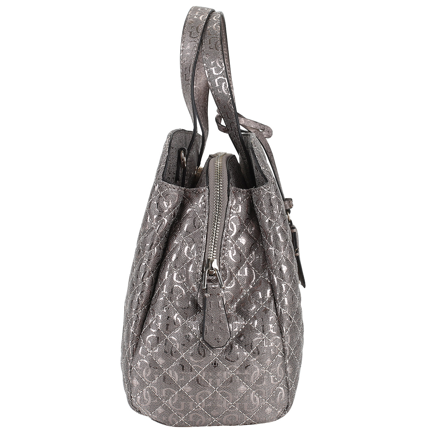 Стеганая сумка с тиснением Guess Giola