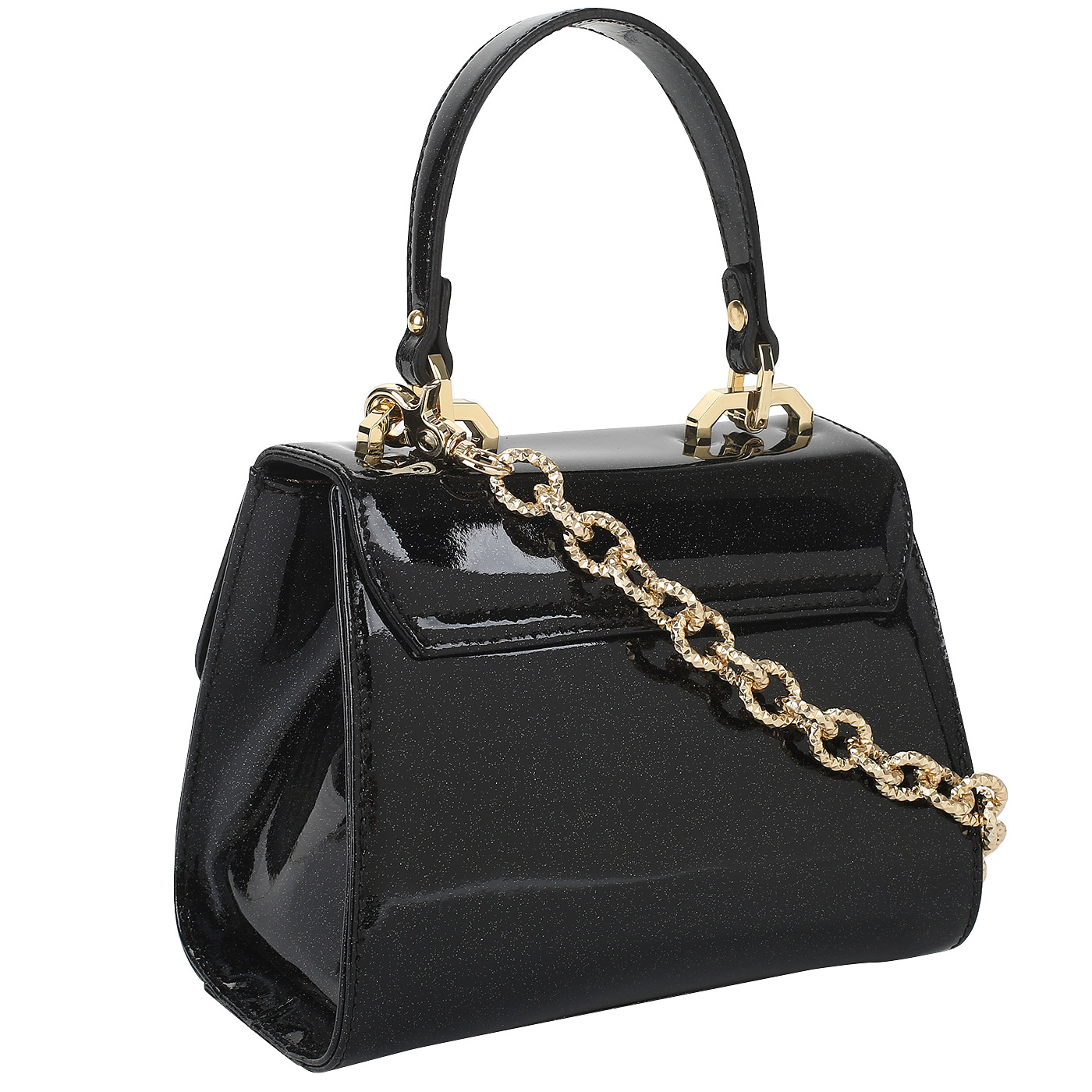 Сумочка с плечевой цепочкой Gilda Tonelli Vernice Glitter