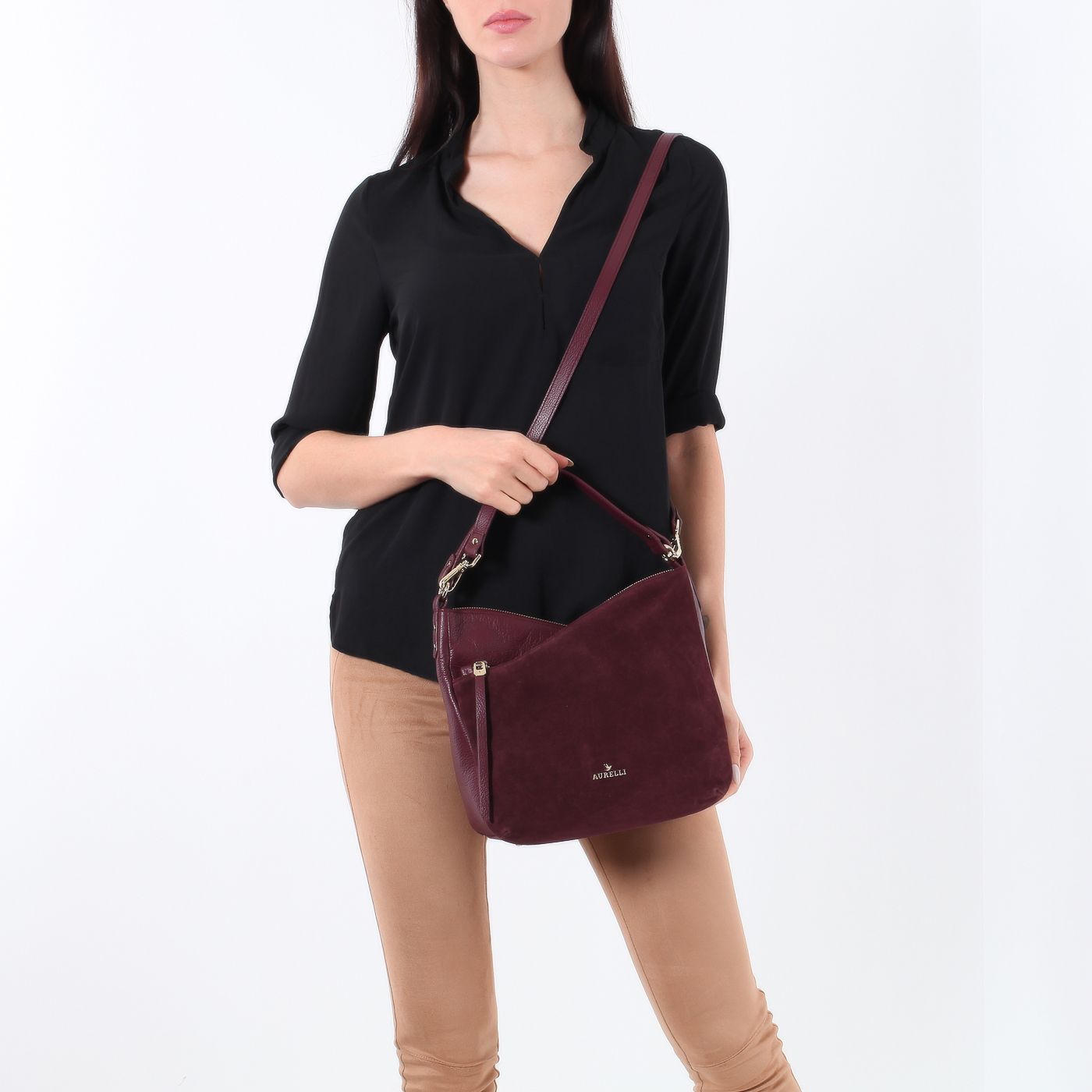 Сумка Aurelli Suede