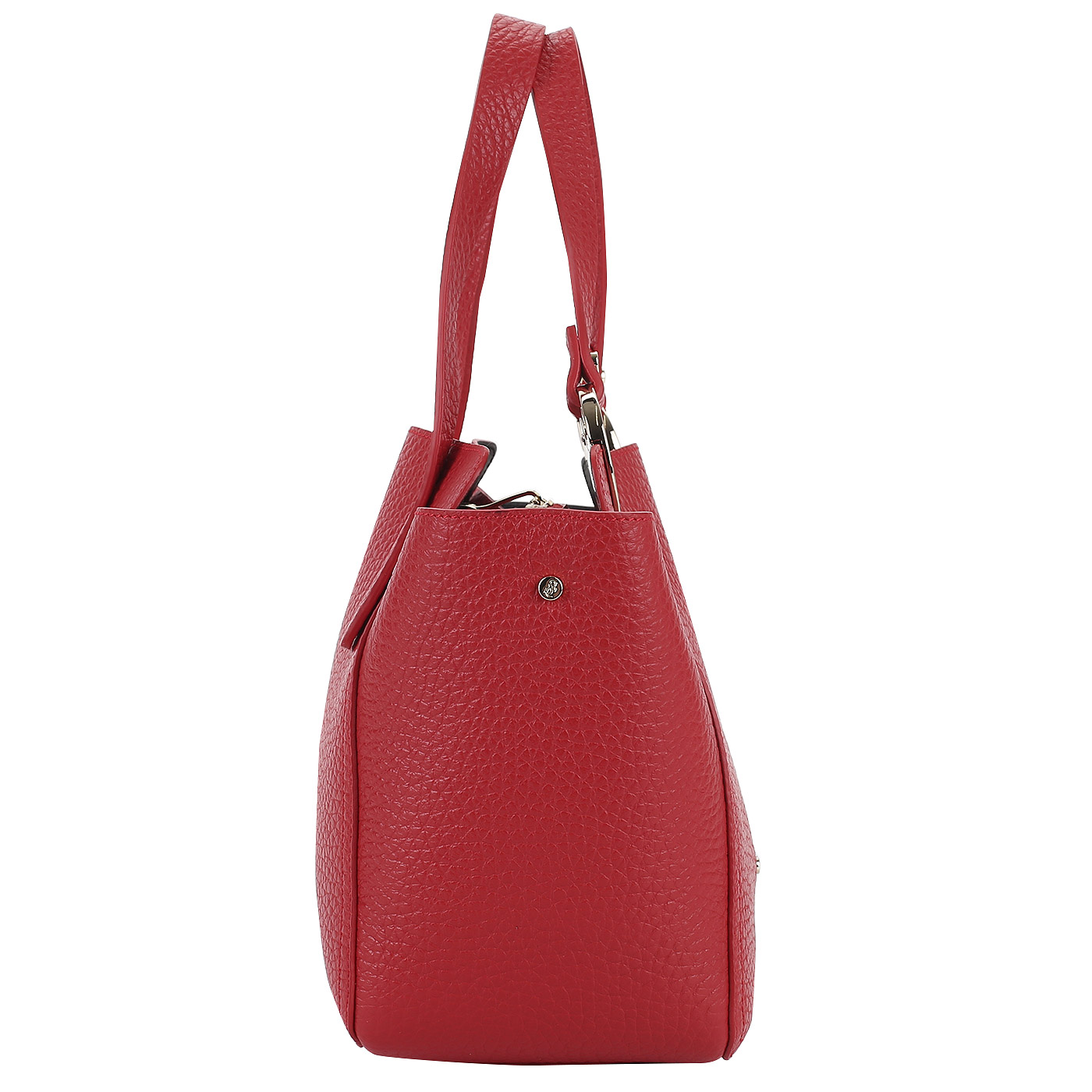 Кожаная сумка-трапеция Carlo Salvatelli Cervino