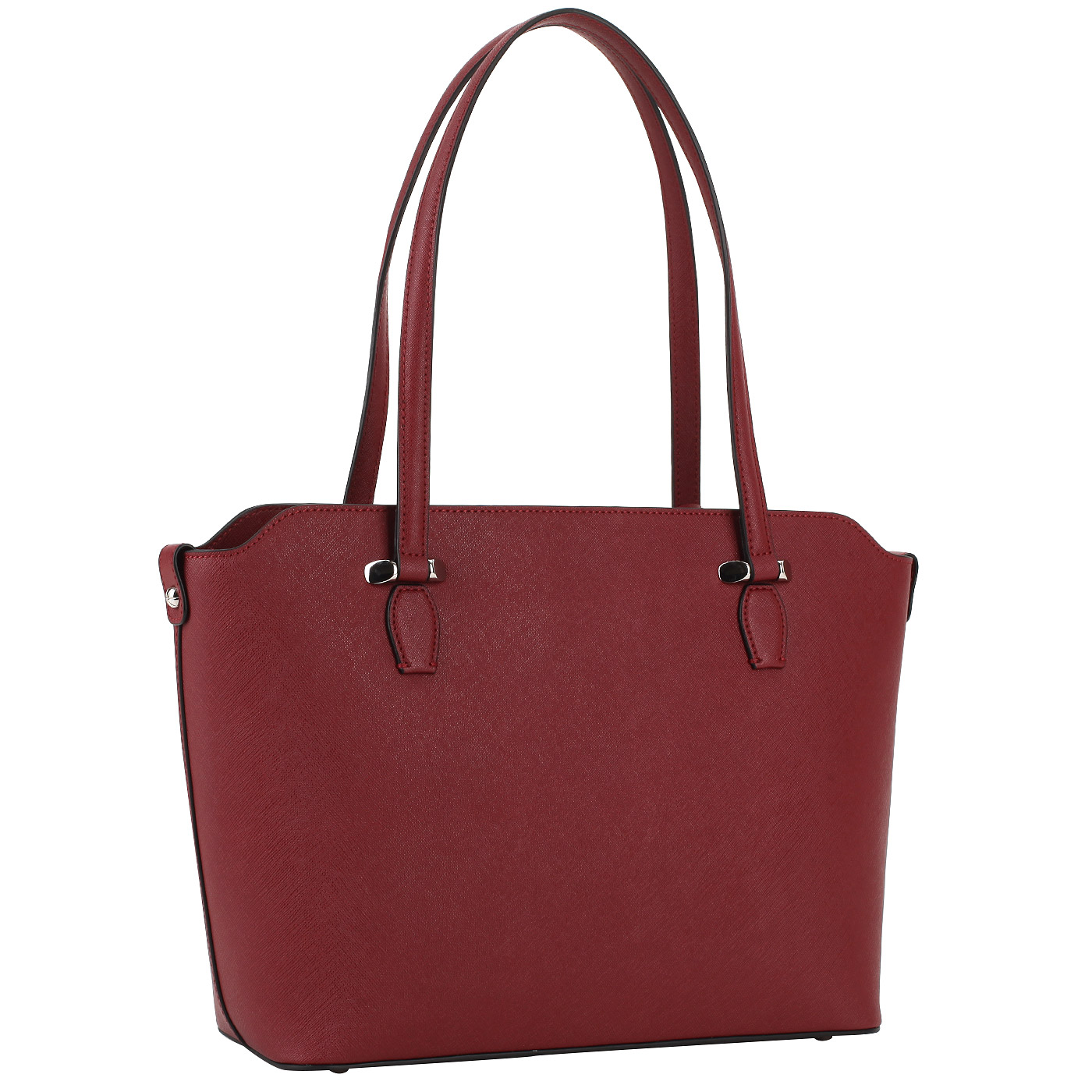 Бордовая сафьяновая сумка Cromia Perla