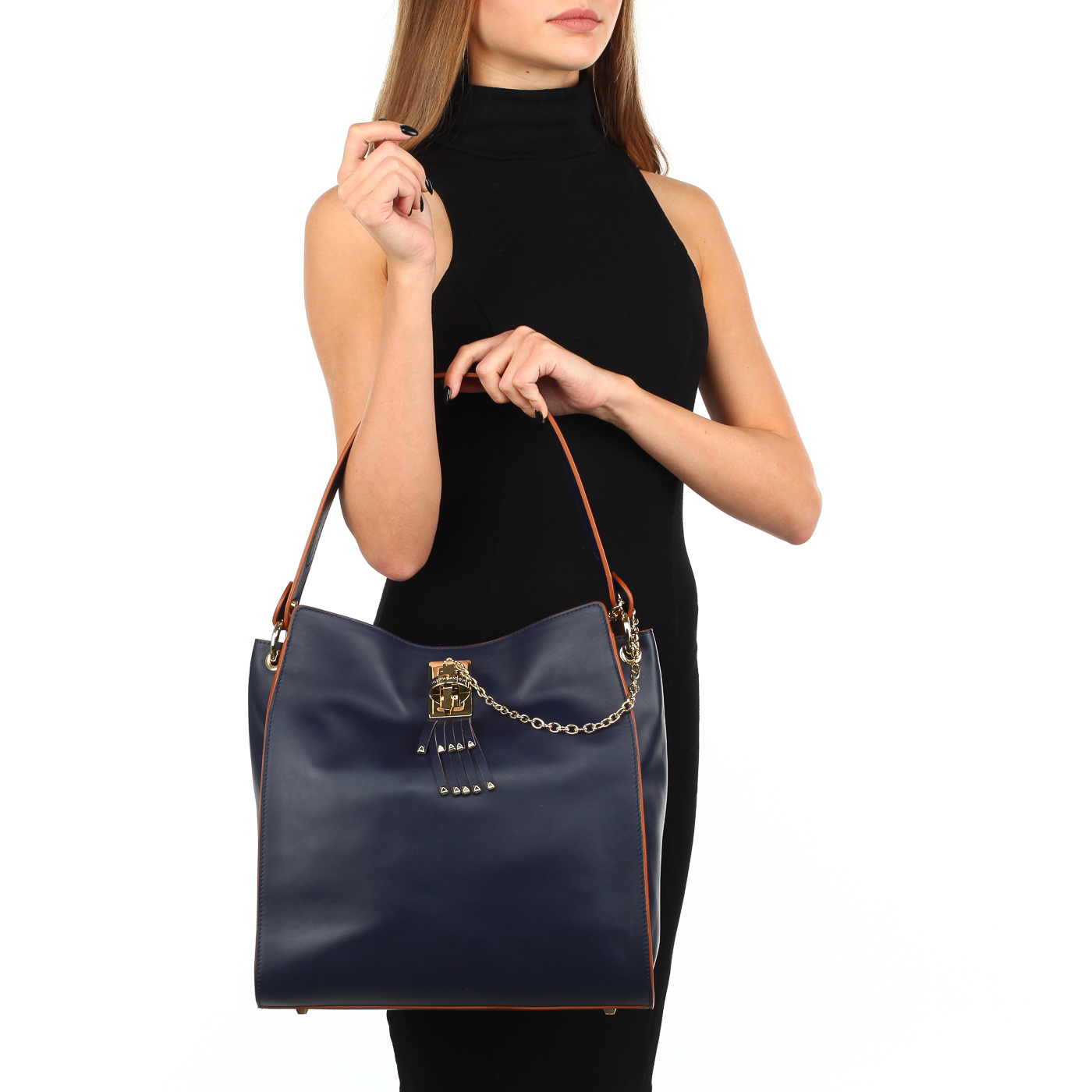 Мягкая кожаная сумка Roberta Gandolfi Risotto