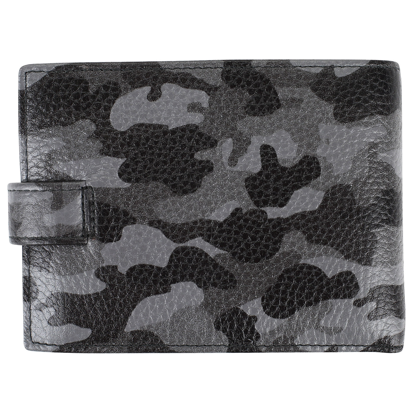 Складное кожаное портмоне на кнопке Mayrhoff Mainz