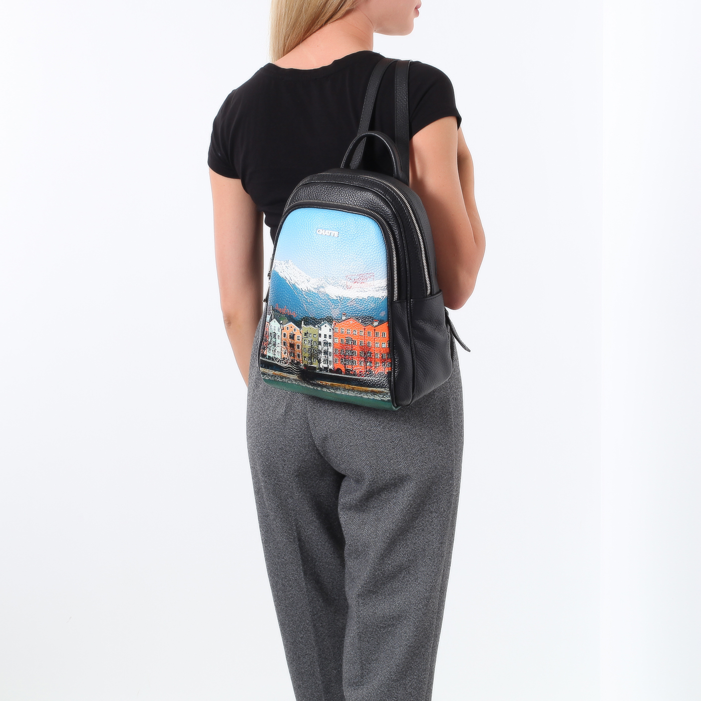 Рюкзак с принтом Chatte 