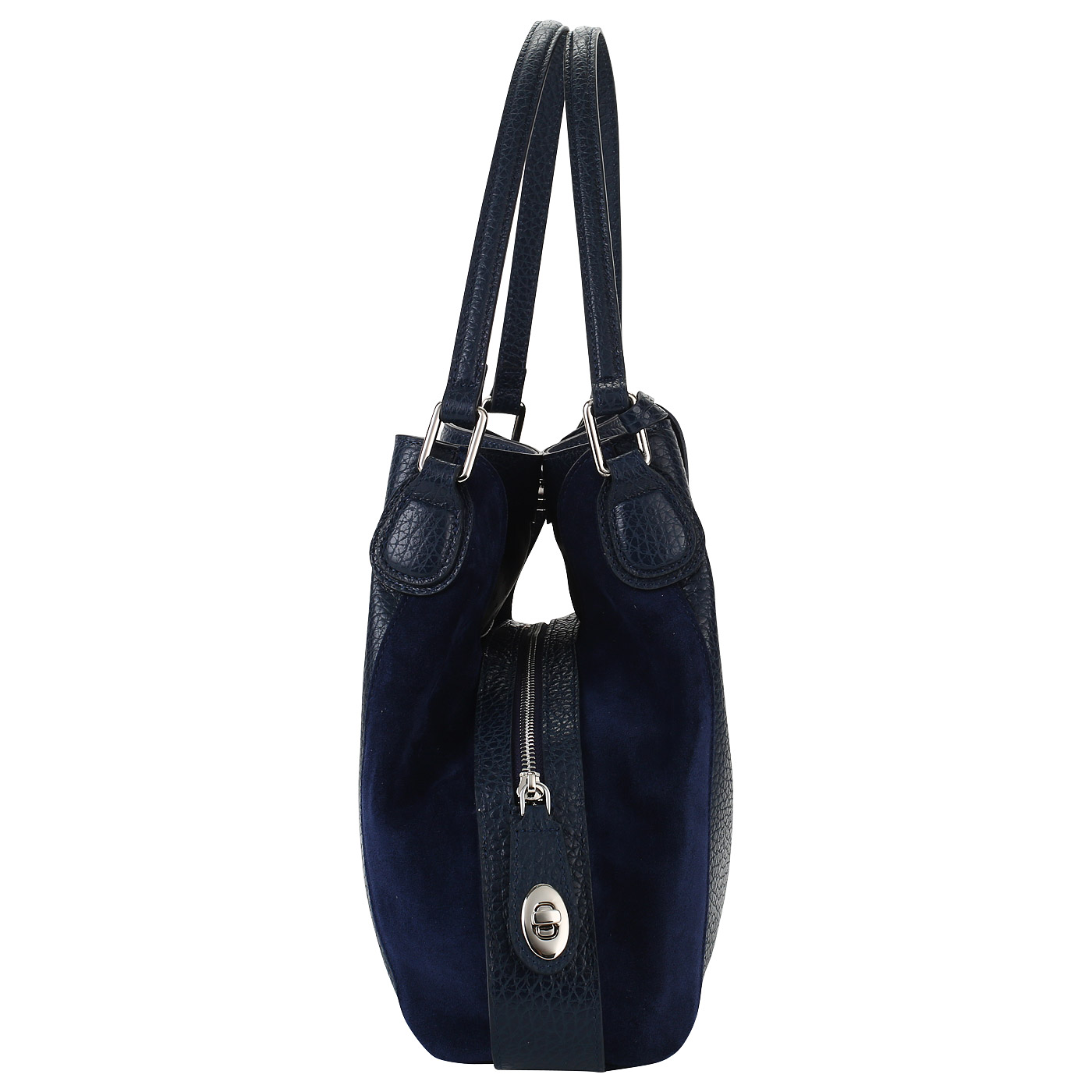 Сумка из кожи и замши Aurelli 