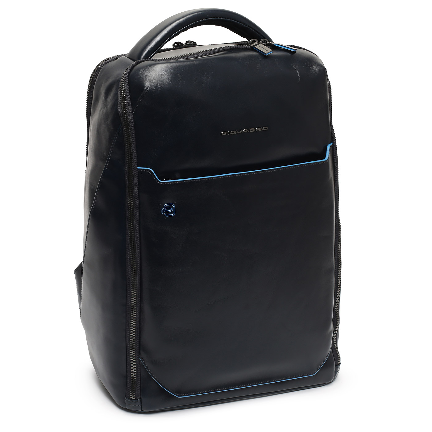 Кожаный рюкзак Piquadro Blue square