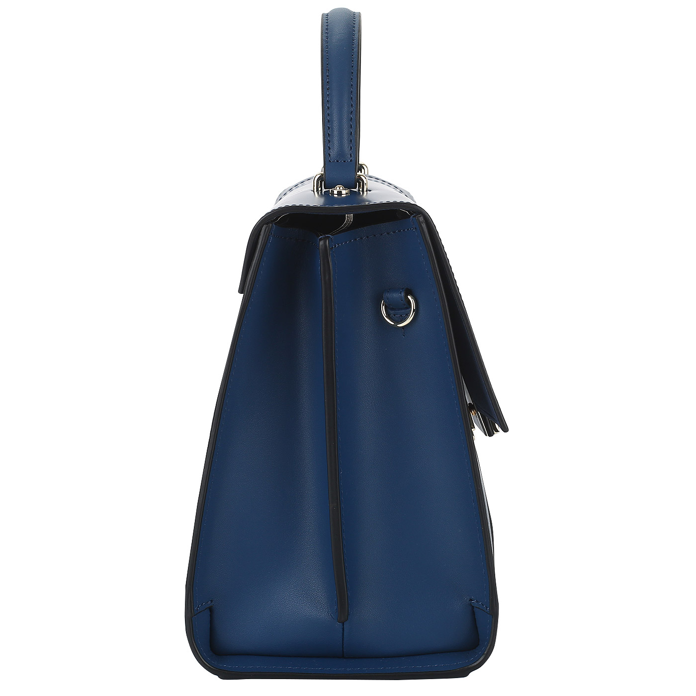 Синяя кожаная сумочка Cromia Bell