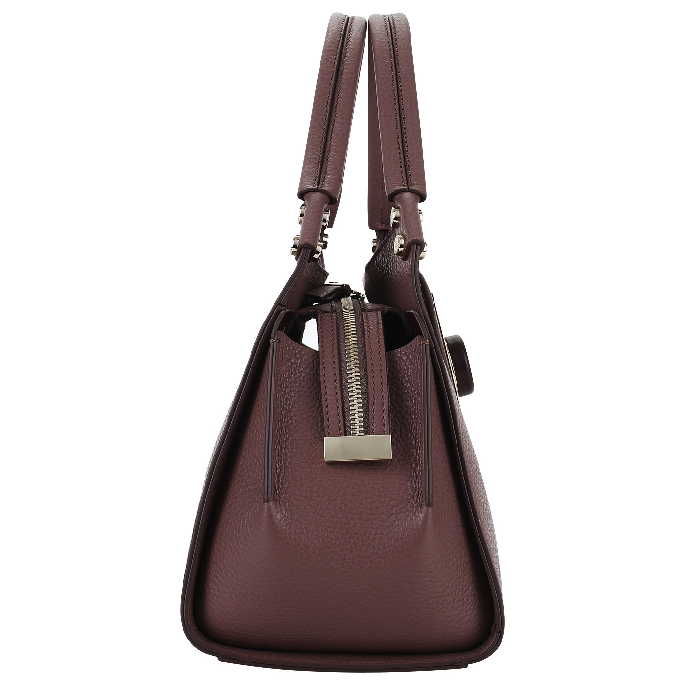 Кожаная сумка на двойной молнии Gironacci 