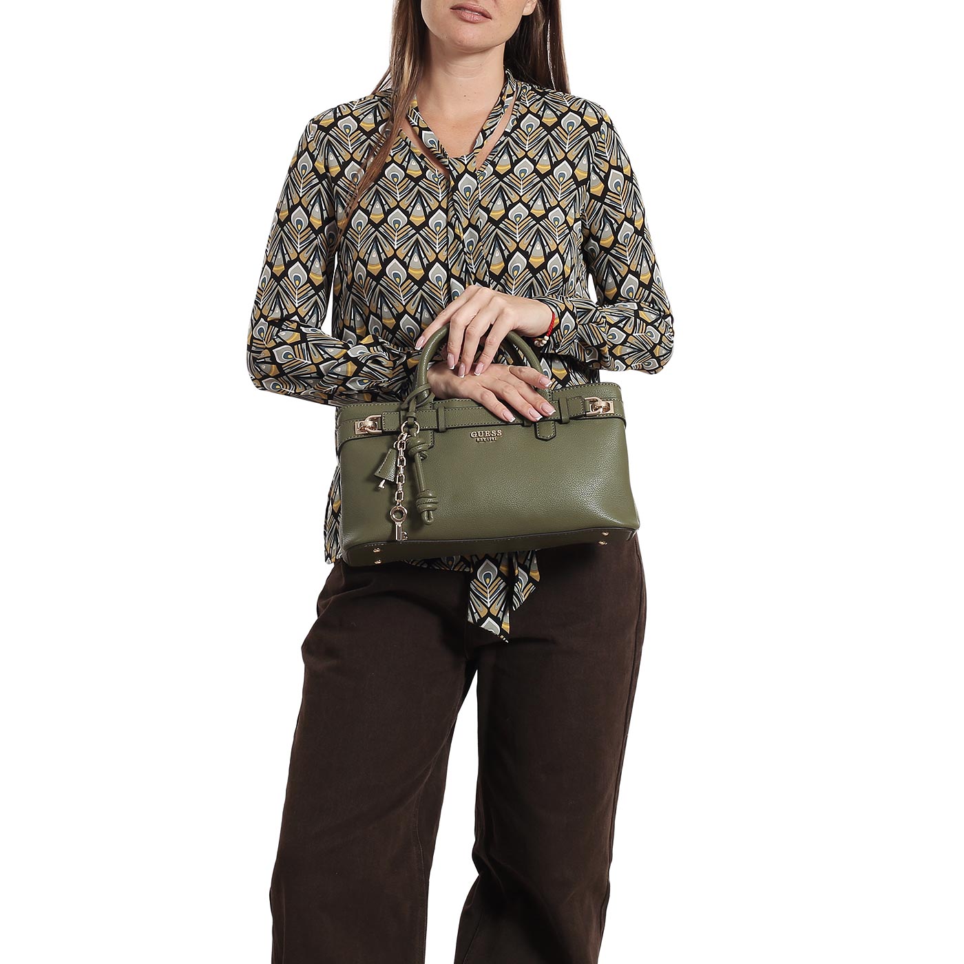 Сумка с короткими ручками Guess Gregoria