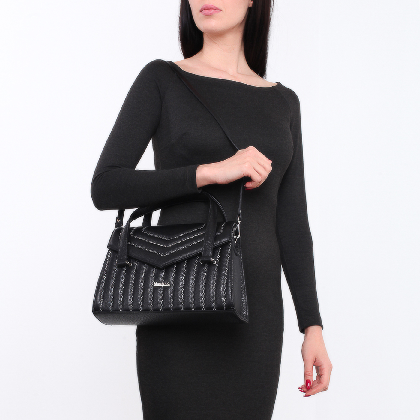 Сумка с декором Marina Creazioni 