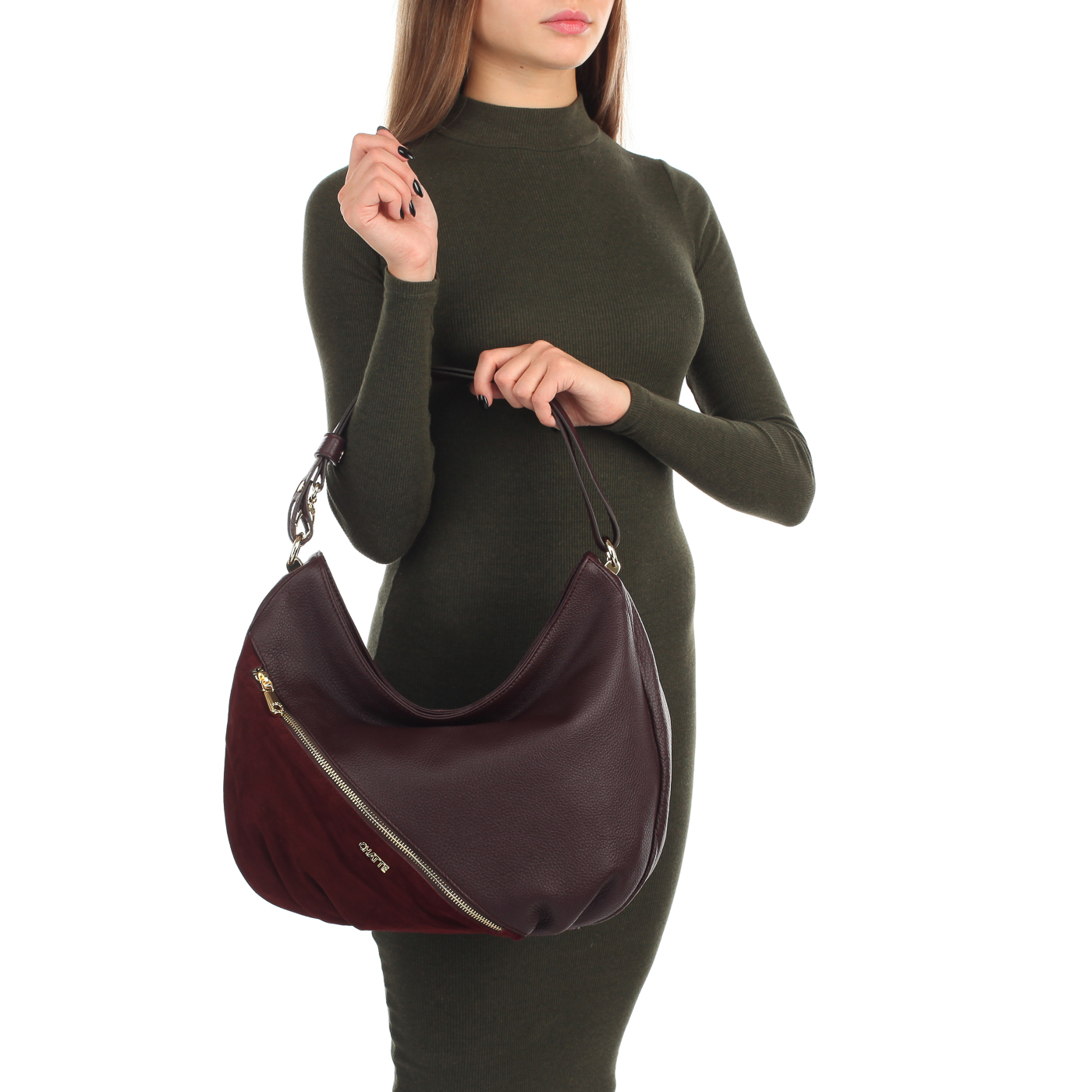 Сумка из мягкой кожи Chatte 