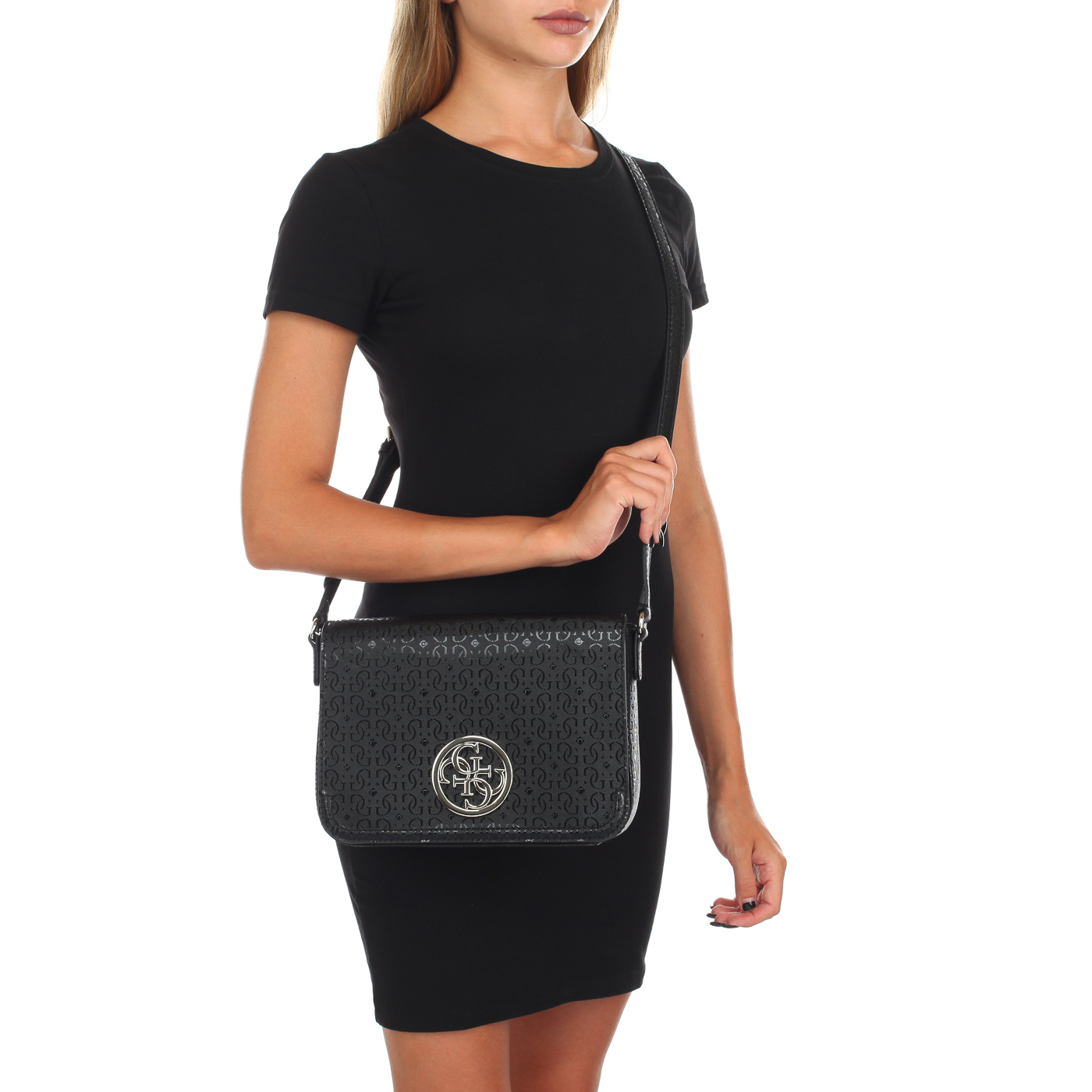 Тисненая сумочка Guess Kamryn