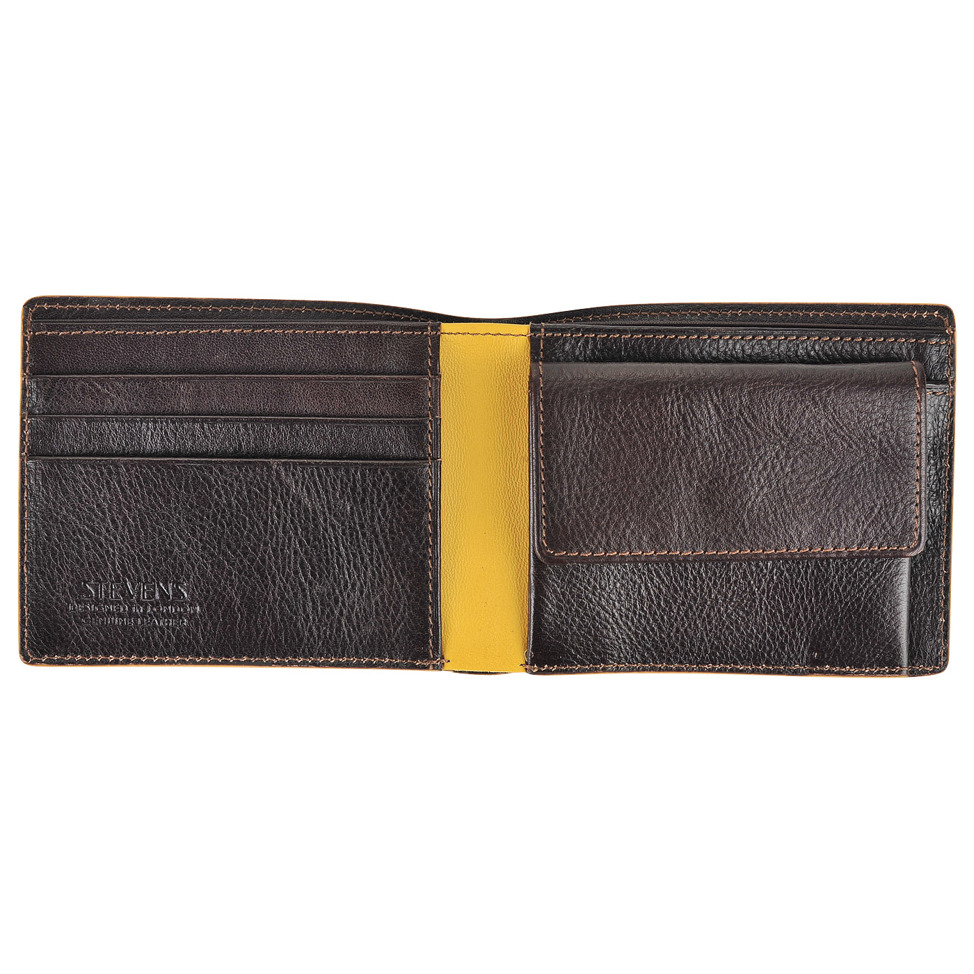 Мужское кожаное портмоне Stevens 