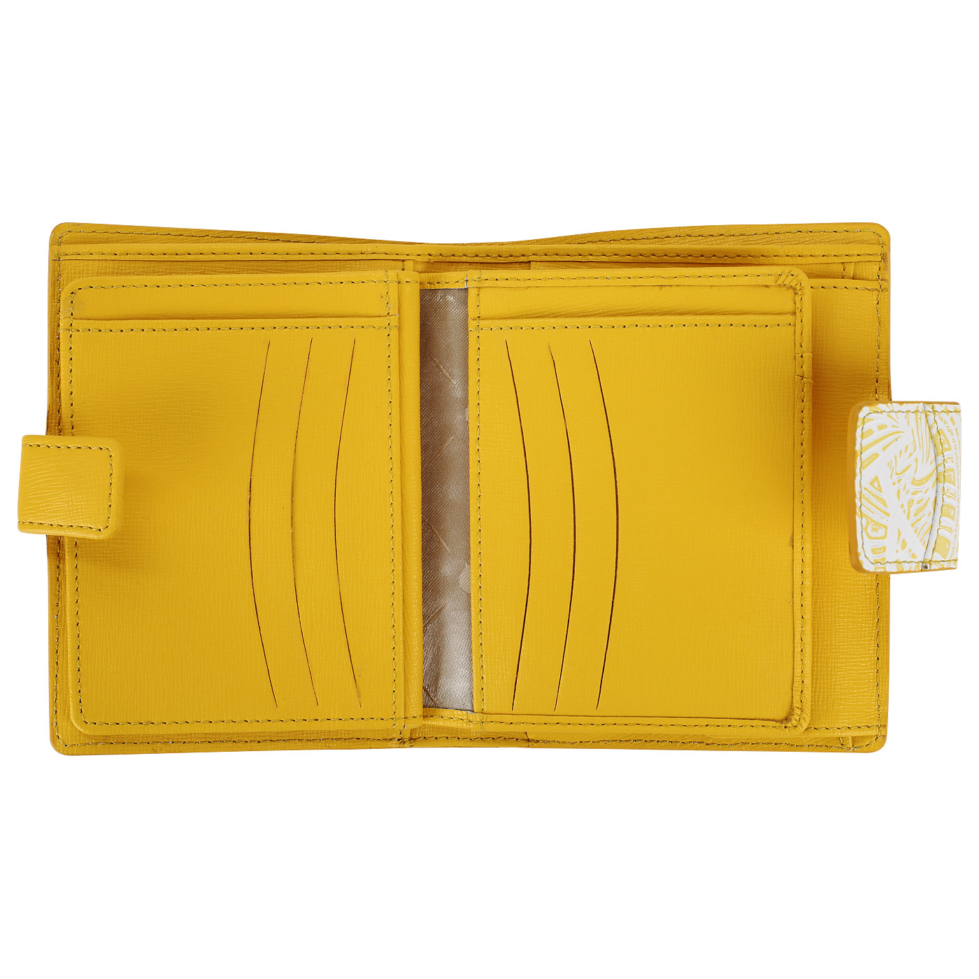 Компактный кожаный кошелек Chatte Bloom