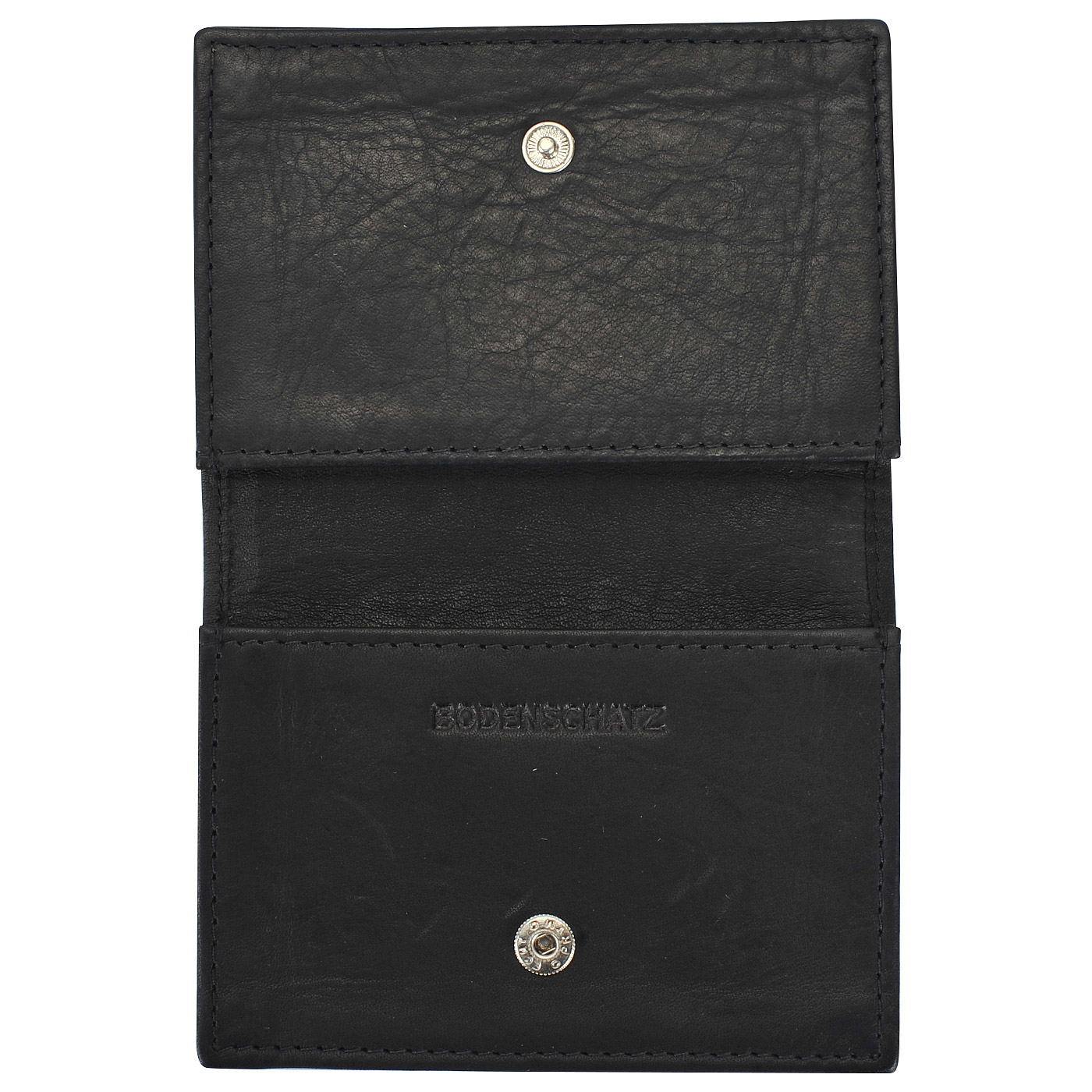 Кожаная визитница на кнопке Bodenschatz 