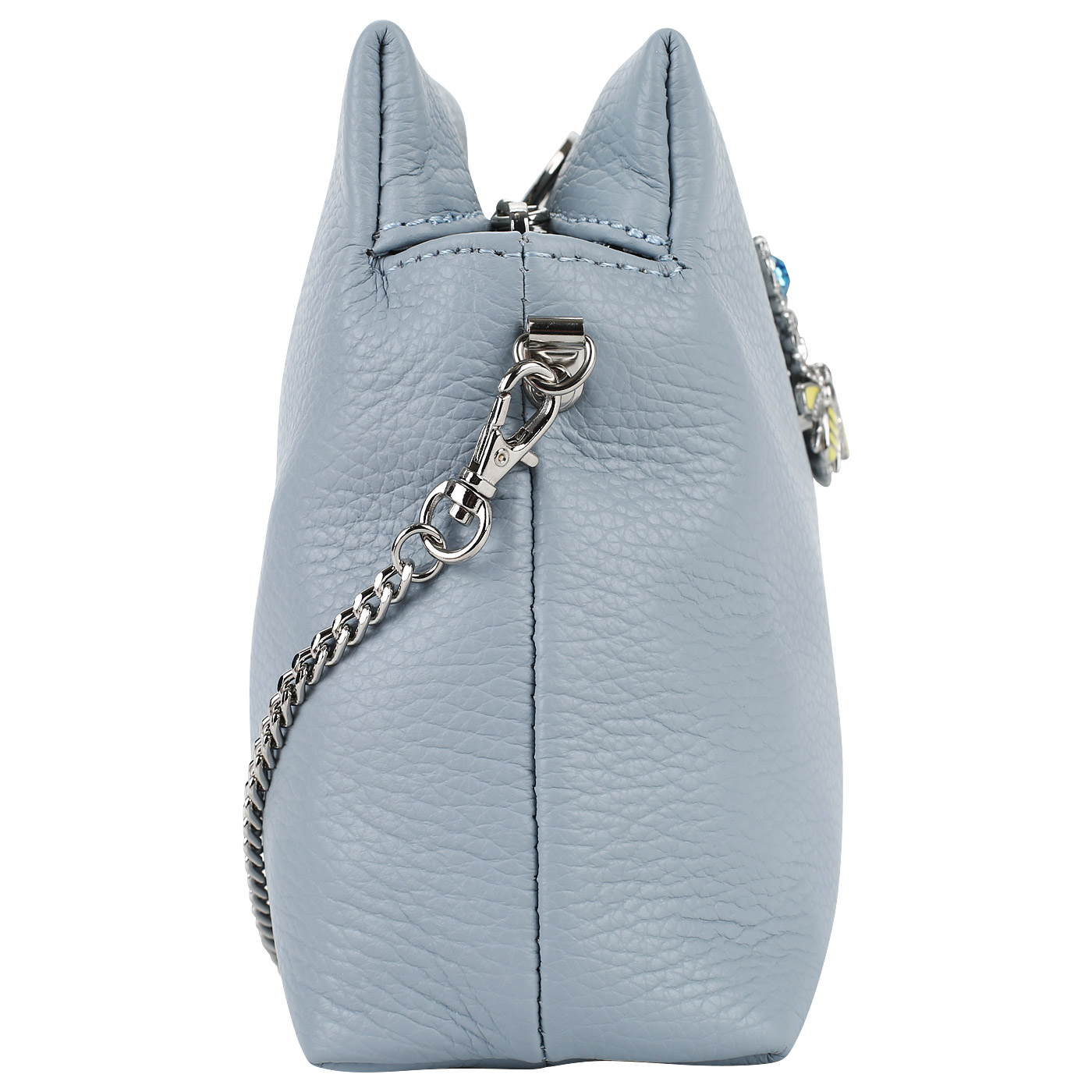 Кожаная сумочка с декором Marina Creazioni 