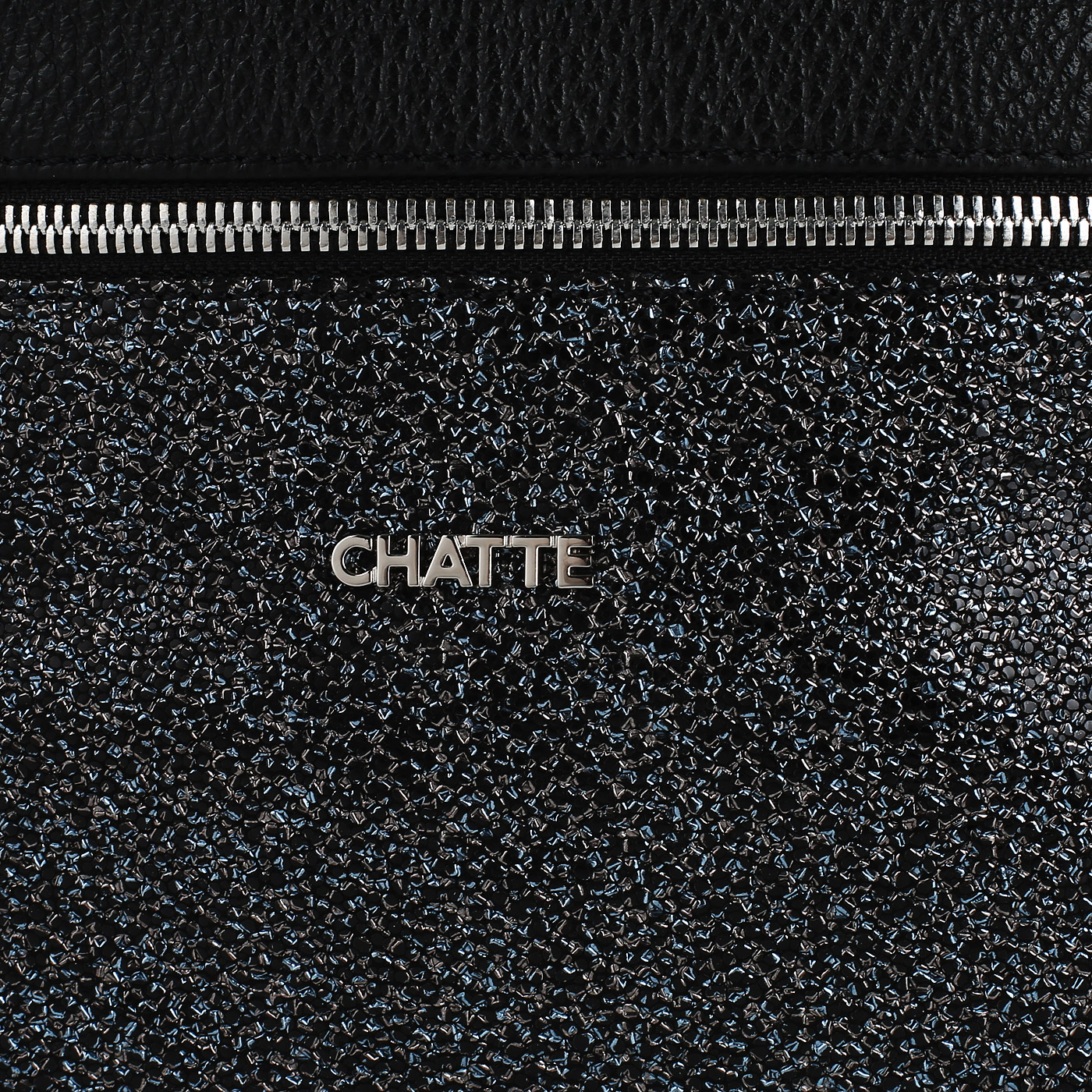 Мягкая сумка из черной кожи Chatte 