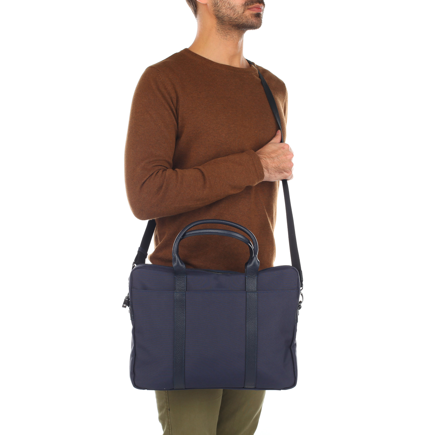 Мужская деловая сумка с отделением для ноутбука Stevens 