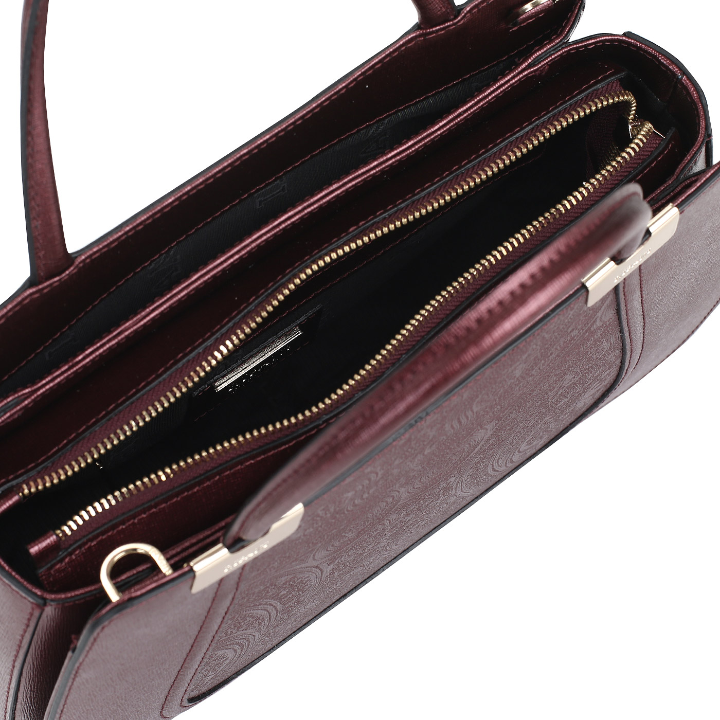 Тисненая сумка с тремя отделами Ripani Califfa