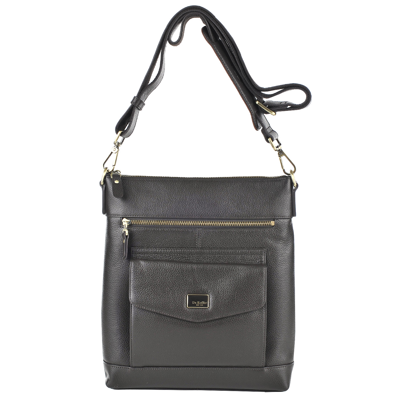 Dr. Koffer Мужская кожаная сумка через плечо
