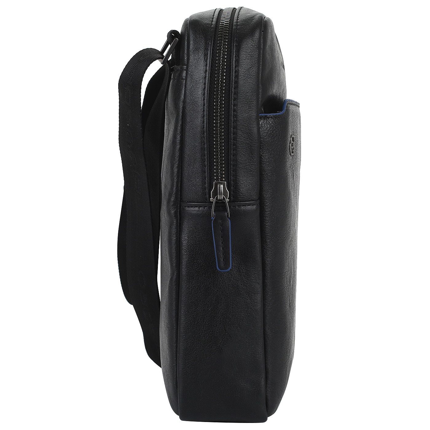 Черная кожаная сумка Piquadro B2S