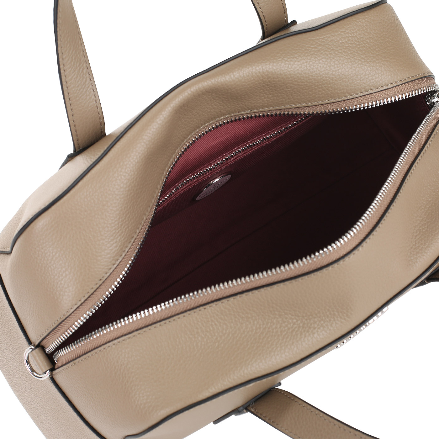 Кожаная сумка на молнии Coccinelle Lulin soft