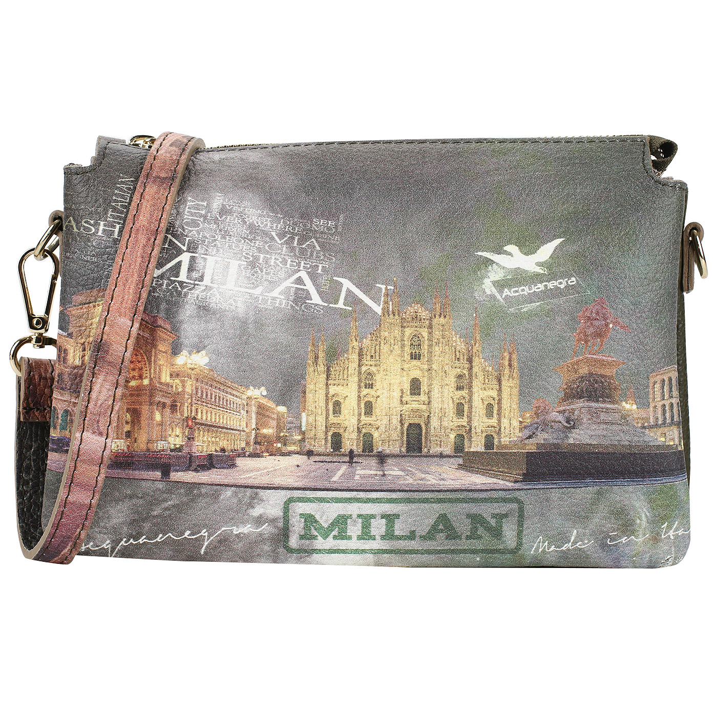 Acquanegra Сумочка с тремя отделами