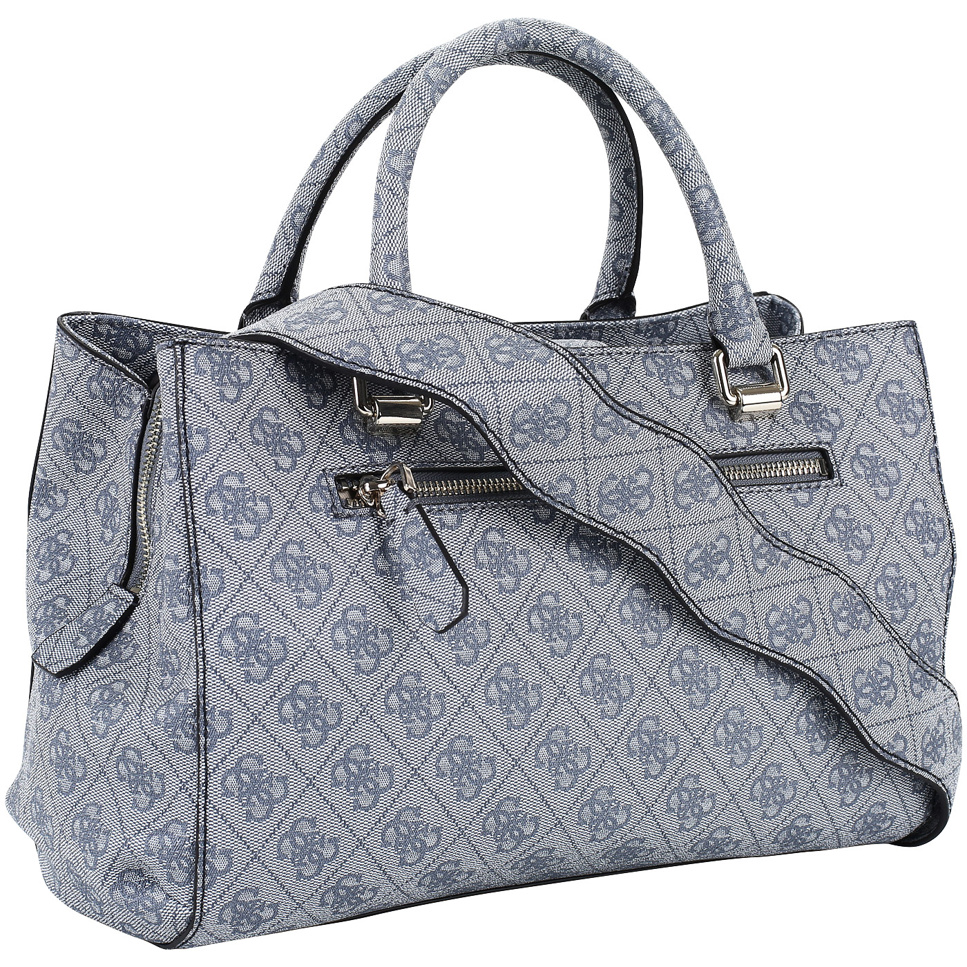 Серая вместительная женская сумка Guess Joleen