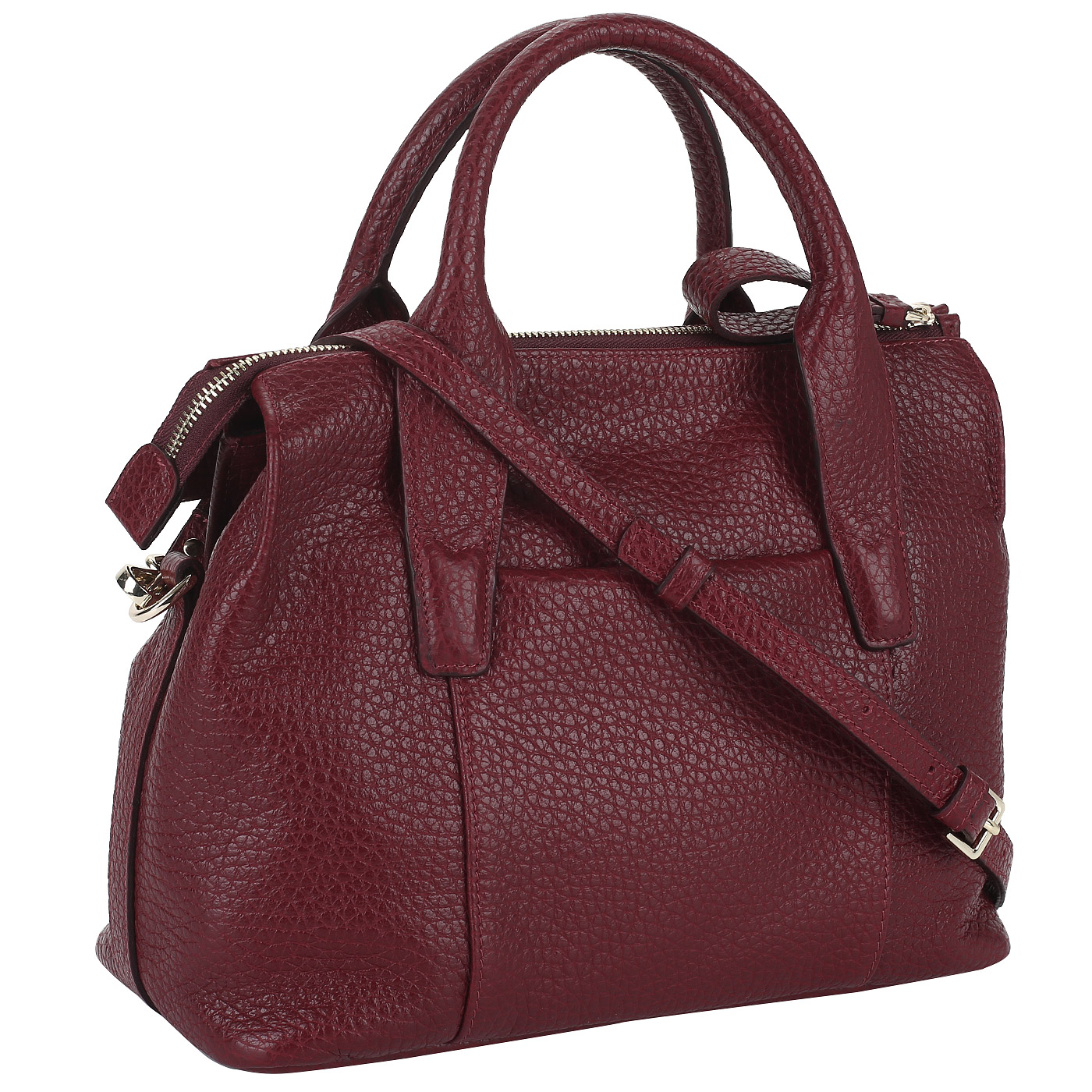 Сумка из кожи и замши Aurelli 