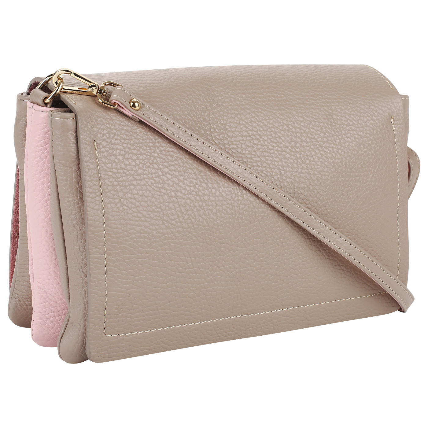 Сумка через плечо с тремя отделениями Bruno Rossi 