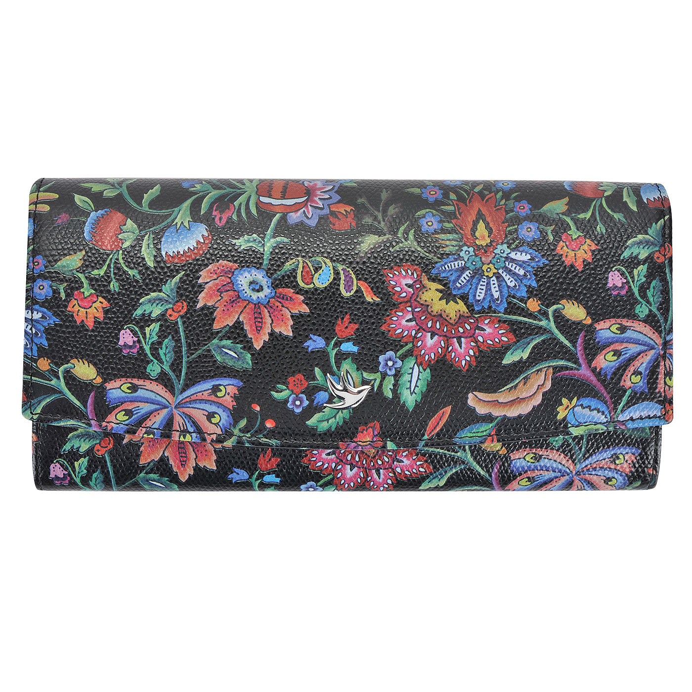 Aurelli Женское кожаное портмоне с принтом