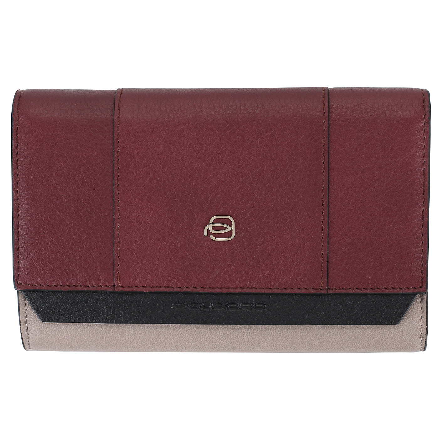 Piquadro Кожаный кошелек на кнопке