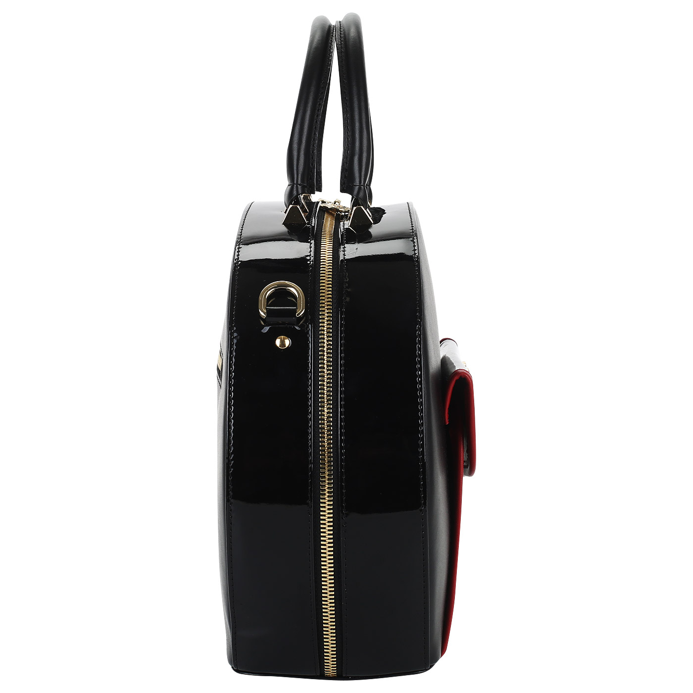 Кожаная сумка на двойной молнии Valentino Orlandi Elodie