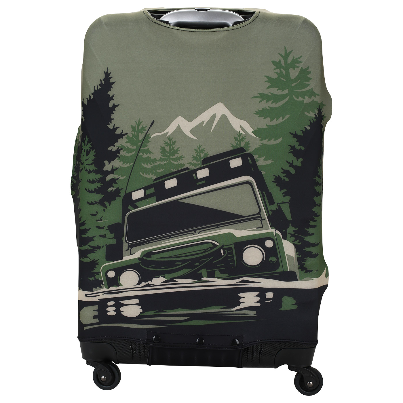 Чехол для крупного чемодана на кнопках Eberhart Offroading