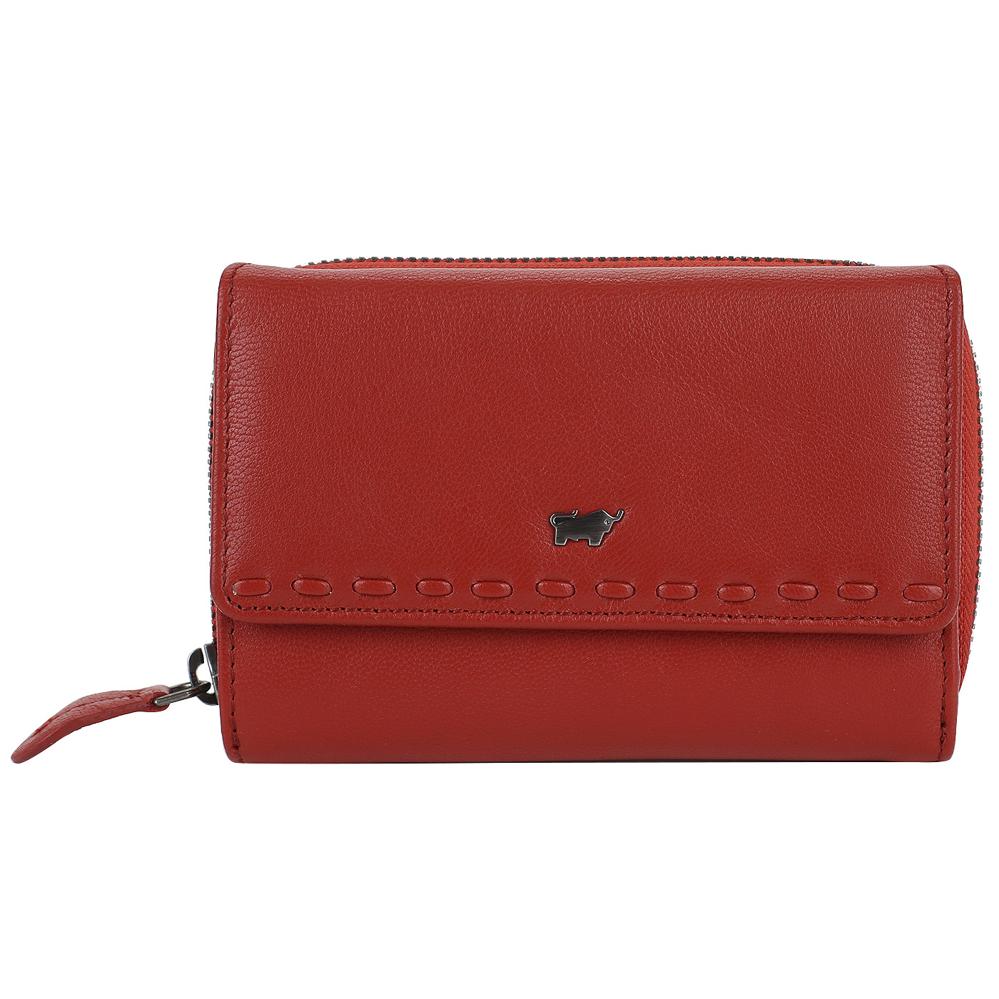Braun Buffel Портмоне из красной натуральной кожи