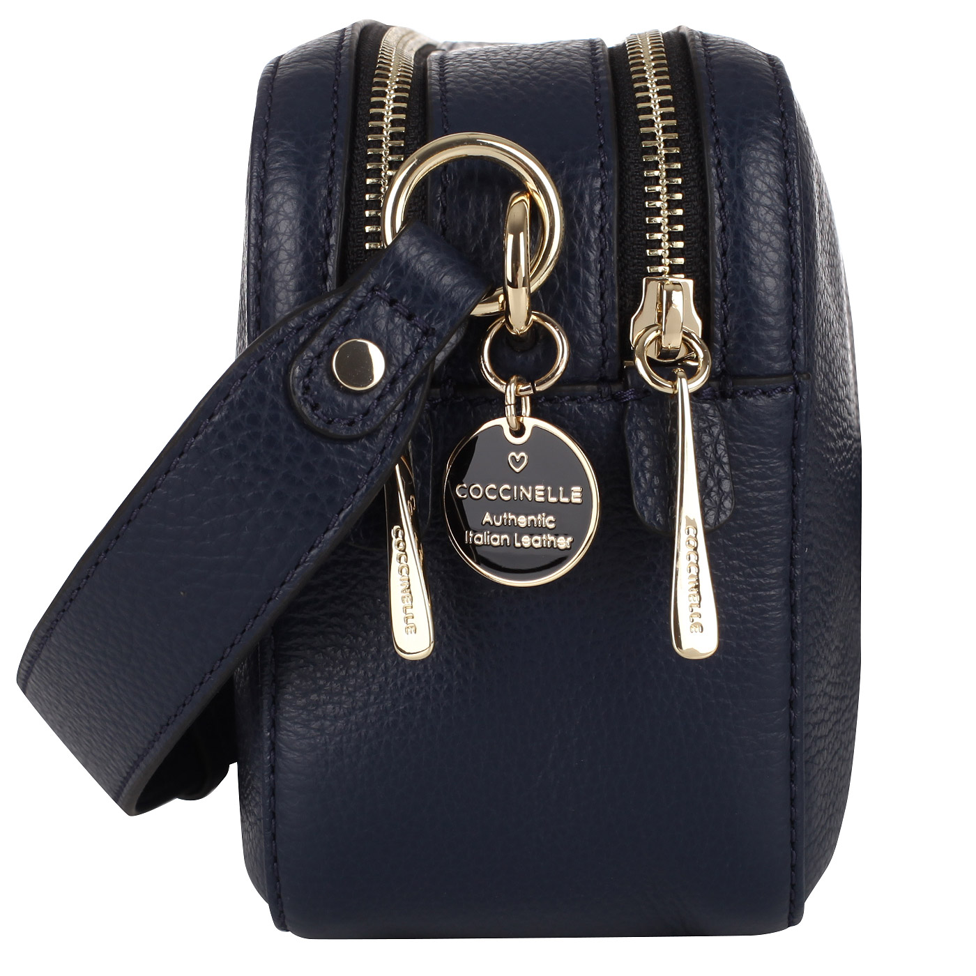 Кожаная сумочка с двумя отделами Coccinelle Alpha